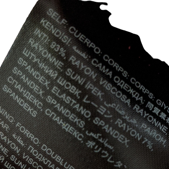 Bebe fringe jersey dress party going out Moroccan print XS - Picture 7 of 13